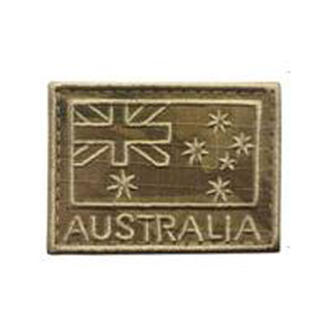 Australian Flag Embroided Multicam-Tan by COMMANDO