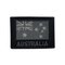 Australian Flag Embroided Black-Gray Australia by COMMANDO