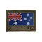 Australian Flag Embroided AMC Colour Aus Tan by COMMANDO