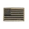 US Flag Patch Subdued Black/Tan by COMMANDO