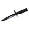 M7 Style Black Bayonet With Scabbard by COMMANDO