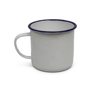 9cm Enamel Mug White by OUTBOUND